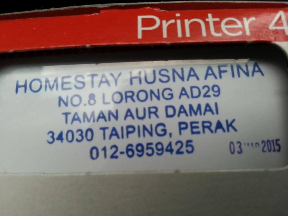 Taiping Homestay Husna Afina Eksteriør billede